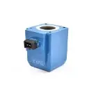 JCB BACKHOE- VICKERS 12V 30W SOLENOID COIL ROUND PIN (PART# 25/221054 477/00824)