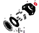 PLATE, RELEASE LEVER CLUTCH 11" FOR MAHINDRA TRACTOR (001099639R1)