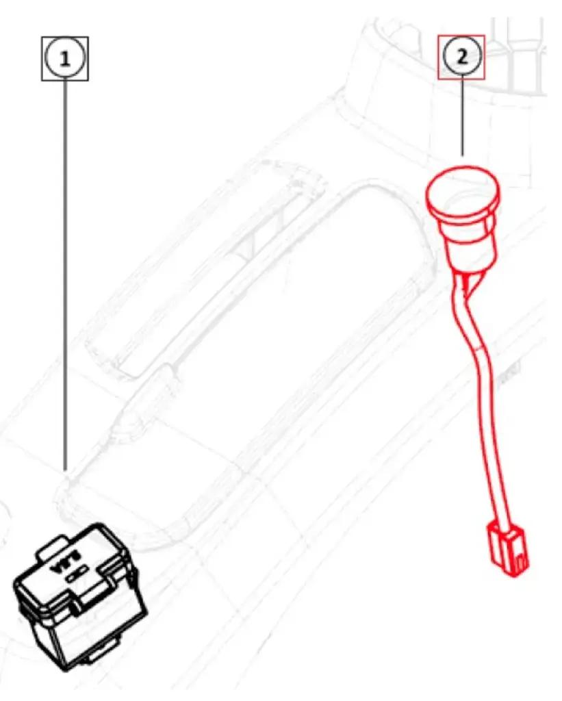 MOBILE SOCKET CHARGER FOR MAHINDRA TRACTOR (007701185C92)