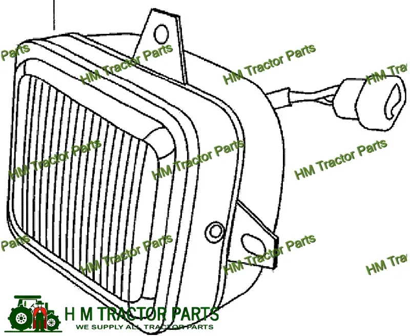 HEAD LAMP ASSEMBLY FOR C27|C35 MAHINDRA TRACTOR 000041538C11