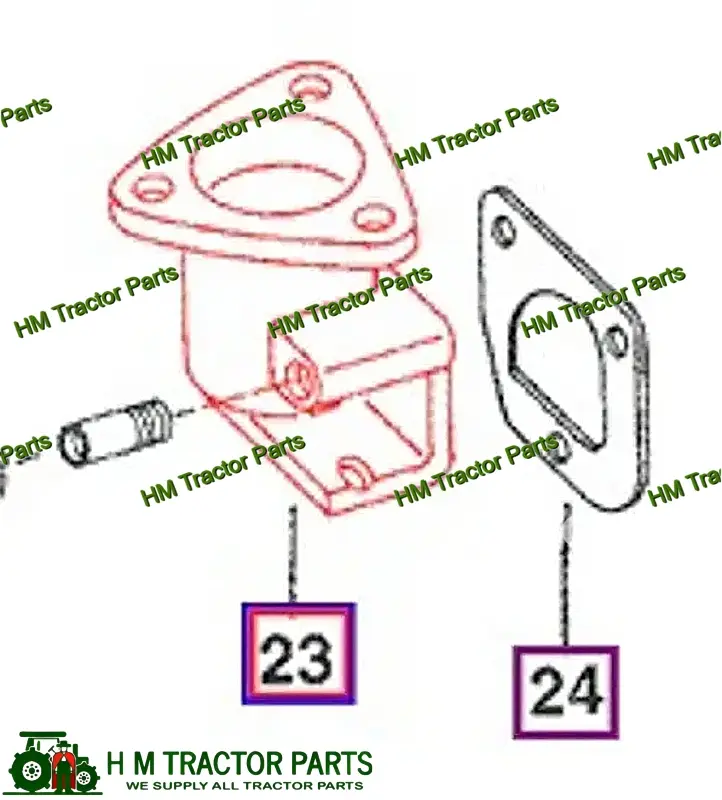 THERMOSTAT HOUSING FOR MAHINDRA MODELS C27, C35, E350, 3505, 3325, AND 3525 FOR MAHINDRA TRACOR 005554508R1