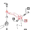 UPPER STEERING ARM FOR MAHINDRA TRACTOR (001127655R1)