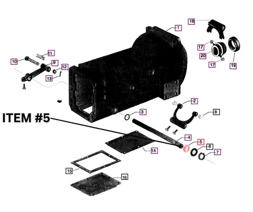OILSEAL PTO Hi Low Shifter FOR MAHINDRA TRACTOR(005553967R91)