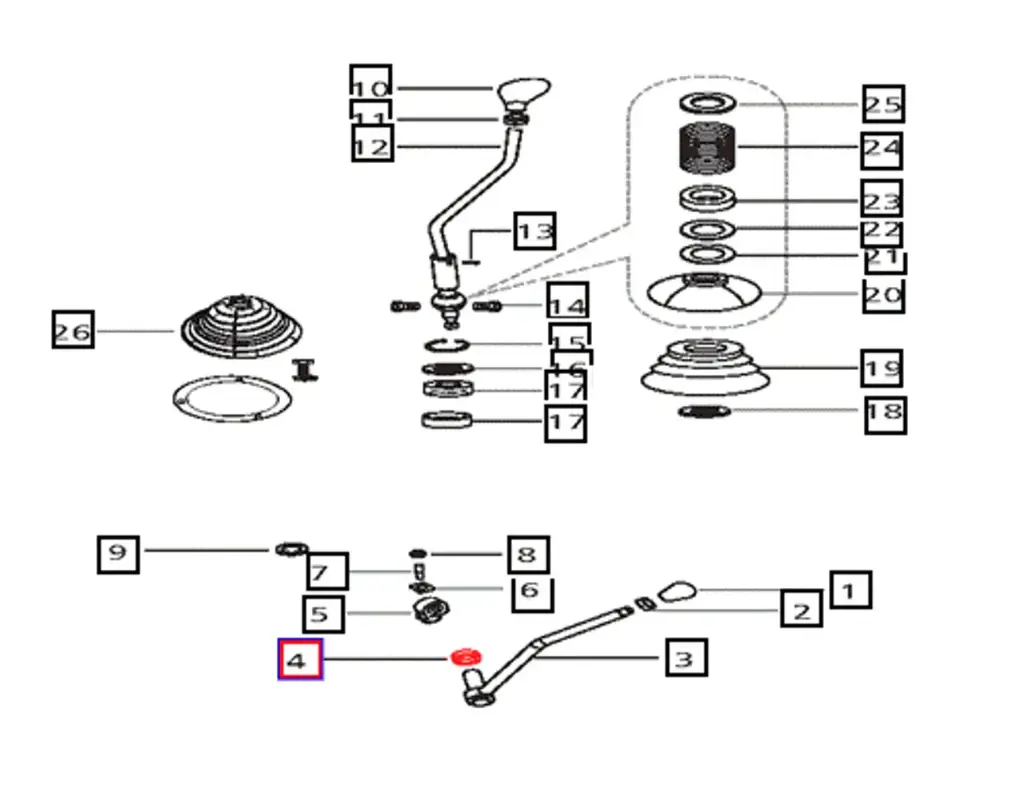 MAHINDRA TRACTOR OIL Seal, Lever Housing (000031278B12)