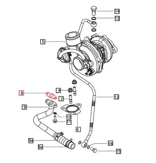 MAHINDRA TRACTOR GASKET Lub Oil Outlet - TC (006000744B1)