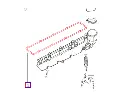 GASKET FOR AIR INTAKE MANIFOLD (000022023RD OR 006001381B1)