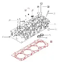 CYLINDER HEAD GASKET FOR MAHINDRA TRACTOR (006000798F2)