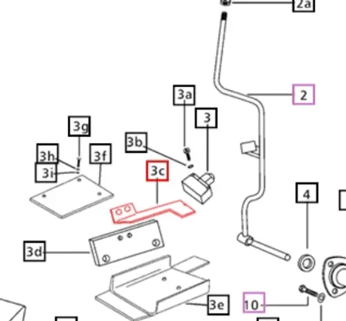UPPER BRACKET FOR PTO SWITCH FOR 6025 2 WHEEL DRIVE MAHINDRA TRACTOR (006502260C1)