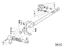 ROLL PIN FOR FORWARD/REVERSE LEVER ON 4500 4-WHEEL MAHINDRA TRACTOR (006500549C1)