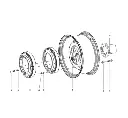 REAR LUG NUT FOR 8560 4X4 MAHINDRA TRACTOR (000012653P04)