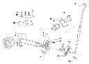 PTO LEVER ASSEMBLY FOR 4500 4WD MAHINDRA TRACTOR (006502472C1)