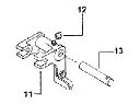 PIN FOR BELLCRANK ON 475|485|575|3325|3505|3525|3525|3825|4005|4025|4505|5005|C27|C35|E350|E40 MAHINDRA TRACTOR (001121062R1)