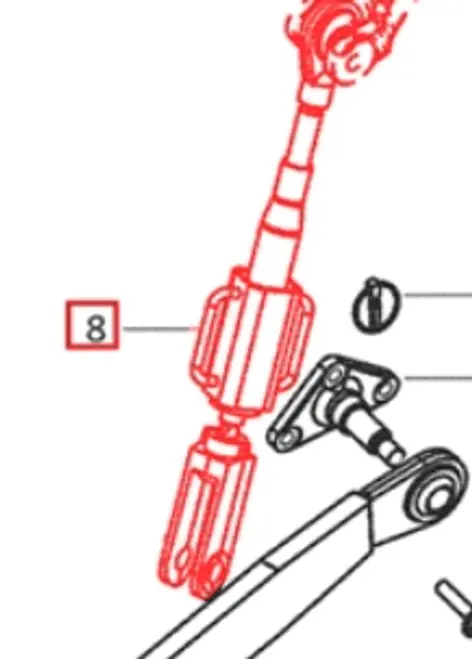 LIFT ROD ASSEMBLY FOR 7520 MAHINDRA TRACTOR (E007200708D91)