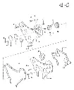 INNER GASKET FOR FRONT GEAR COVER ON 3505 MAHINDRA TRACTOR (005555212R1)