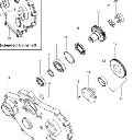 GEAR HYDRAULIC PUMP DRIVE FOR EARLY 6500 MAHINDRA TRACTOR (000020364E05)