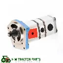 FIT FOR MAHINDRA TRACTOR HYDRAULIC PUMP TANDUM 000051633D02 / 000051633D01
