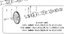 GEAR FOR CAMSHAFT FOR EARLY 6500 MAHINDRA TRACTOR (006002966C1)