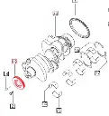 CRANKSHAFT GEAR FOR MAHINDRA TRACTOR (006000871F1)