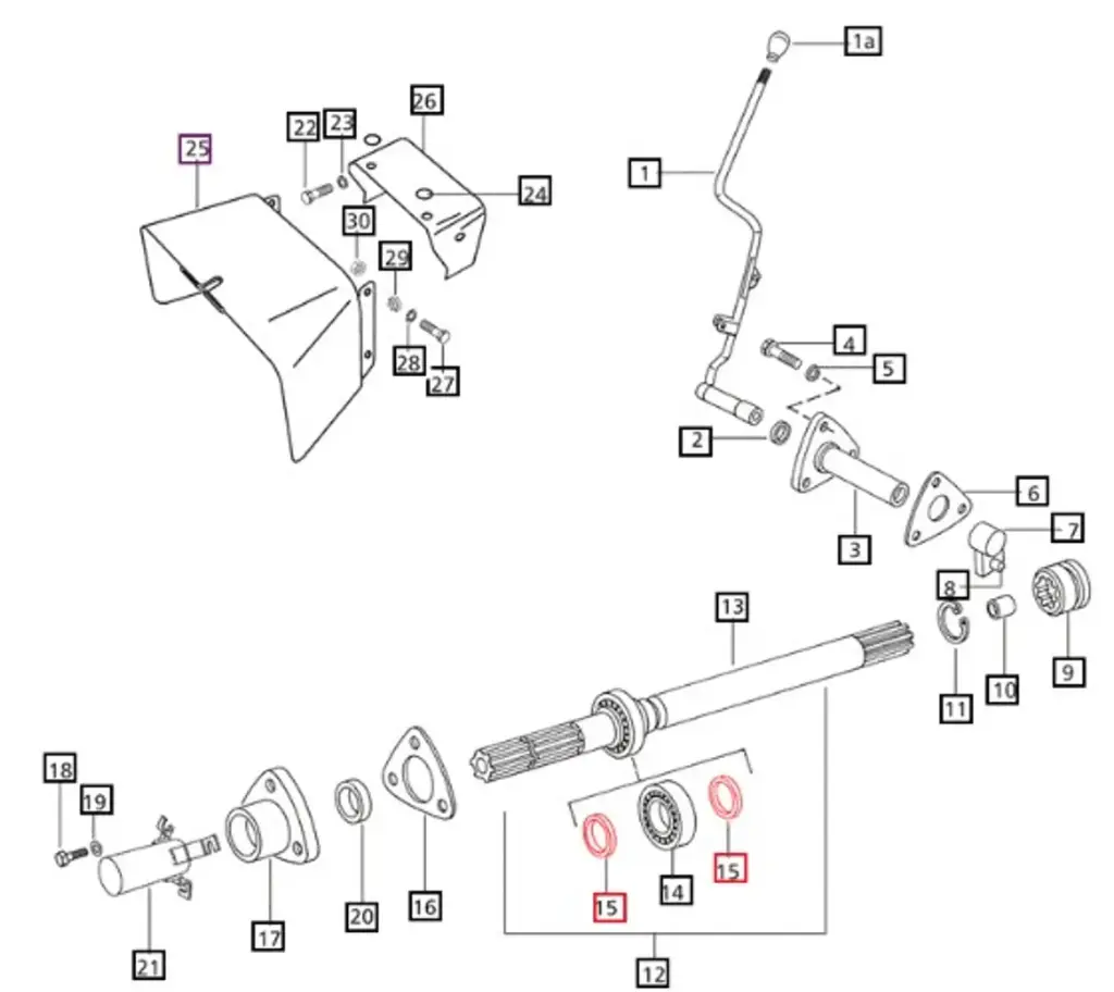 COLLAR (REAR PTO SHAFT) FOR MAHINDRA TRACTOR (003073112R2)