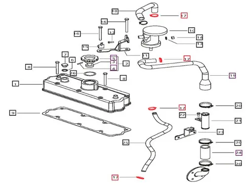 CLIP, HOSE/PIPE FOR MAHINDRA TRACTOR (005556668R91)