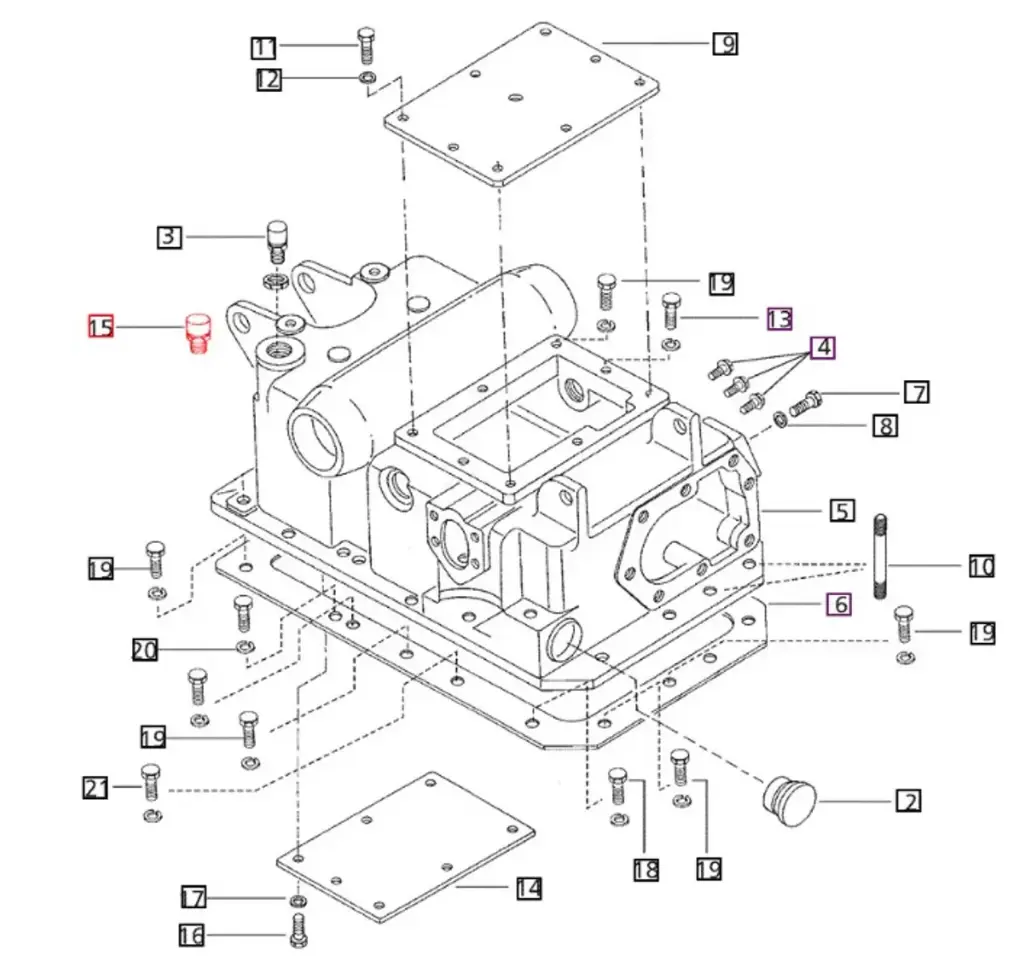 BREATHER ADAPTOR, (HYDRAULIC LIFT HOUSING) FOR MAHINDRA TRACTOR (006506425C1)