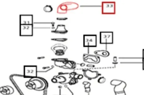 UPPER RADIATOR HOSE FOR 3535|4035|4535|5035 MAHINDRA TRACTOR (006006708D1)