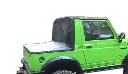 For Suzuki Samurai Replacement Soft Top With Deck Cover-Black Denim Short Body