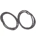 DOOR RUBBER SEAL SET - Fits SUZUKI SAMURAI 80'-95- Genuine Suzuki Parts