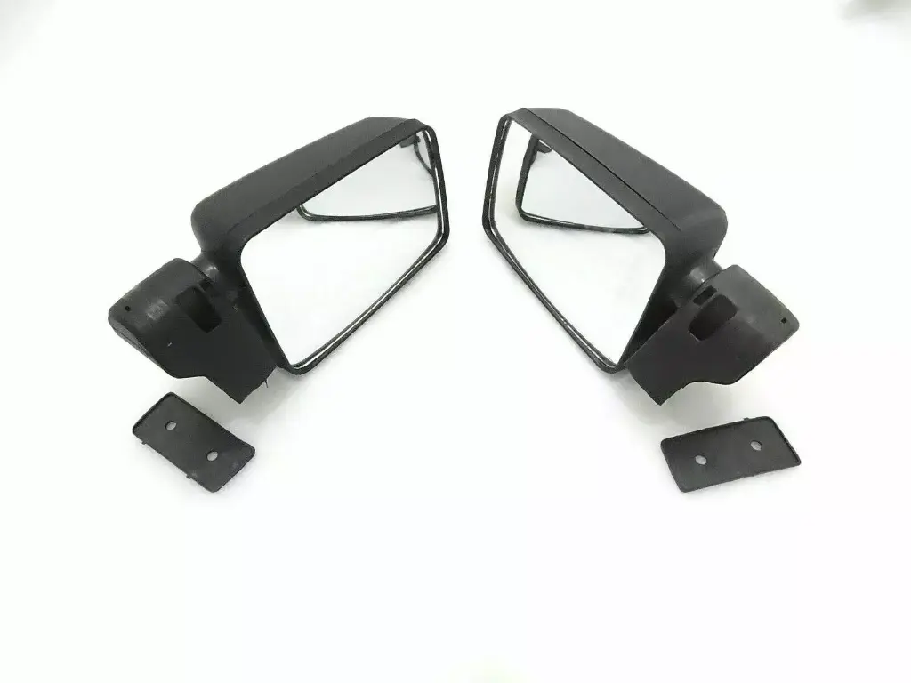 For Suzuki Samurai SJ410 SJ413 Exterior Side Rear View Mirror Set Chrome Finish