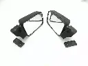 For Suzuki Samurai SJ410 SJ413 Exterior Side Rear View Mirror Set Chrome Finish