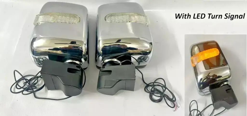 New White Side View Mirror with Led Turn Signal For Suzuki Samurai SJ410 SJ413