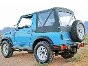 For Suzuki Samurai Replacement Soft Top1986-1994 Clear Windows In Black Denim