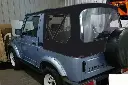 OEM Quality Suzuki Samurai Replacement Soft Top1986-1994 Clear Windows In Black
