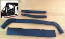 1986-1994 Suzuki Samurai Sport Bar Cover Roll Cage Pad Kit Black