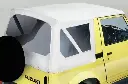 High Quality WHITE SOFT TOP ROOF for SUZUKI SJ410 SJ413 SAMURAI Free Exp Ship