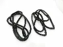 OEM Door Seal Run Rubber Channel Left & Right Suzuki SJ413 SJ410 Samurai