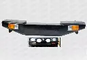 Front Bumper For 1986-95 Suzuki Samurai Painted Black Steel +Turn Light Set