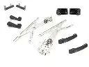 Window Regulator In + Outside Crank Pull Door Handles for 86 - 93 SUZUKI Samurai
