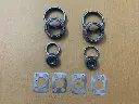QTY 4 - KING PIN BEARINGS & SHIMS STEERING KNUCKLES (OEM) - SAMURAI 85'-95