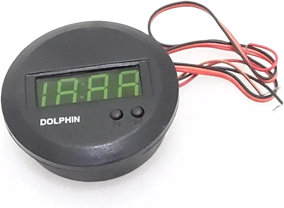 Gypsy Digital Clock Watch Round Dash for Suzuki Samurai Sierra SJ410 SJ413
