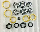 SUZUKI SAMURAI 86-95 5 SPEED MANUAL TRANSMISSION REBUILD KIT +SYNCHRO RINGS
