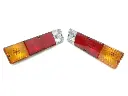 Rear Brake Lamp Tail Light Pair + Bulb Suzuki Samurai Sierra SJ413 SJ410 Gypsy