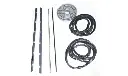 Suzuki Samurai Jimny SJ410 SJ413 Door Window Trim Moulding Seal Felt Whisker