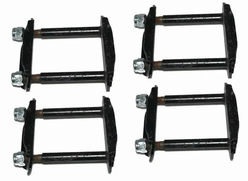 Suzuki Samurai Gypsy SJ410 SJ413 Front & Rear Leaf Spring Shackle Set of 4