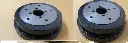 Rear Brake Drum Set of Two Fit For Suzuki Samurai Sierra SJ410 & 413