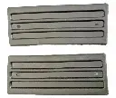 Suzuki SJ Sierra Samurai Targa Bar Trim Panels Plates Pair +Genuin Fitting Clips