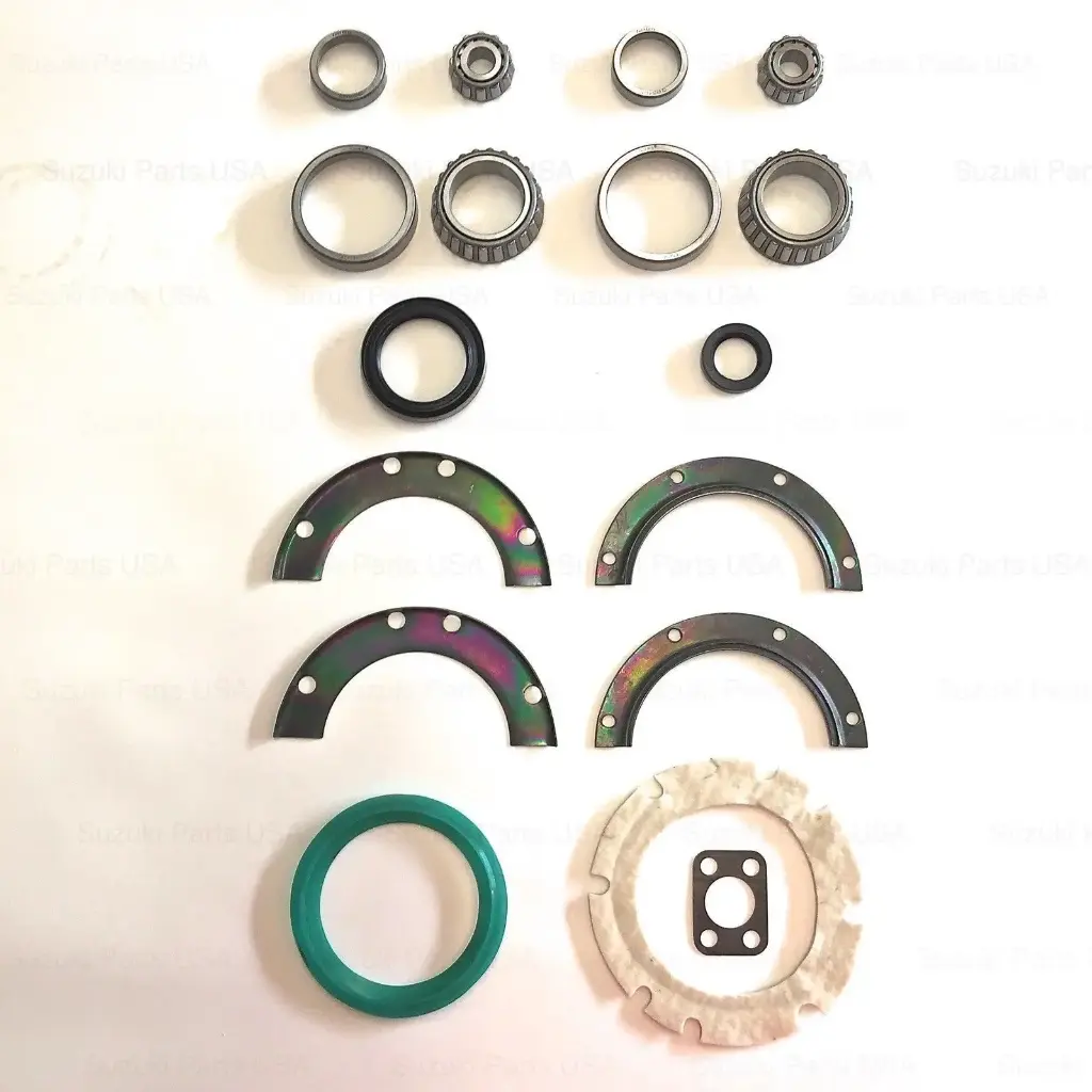 COMPLETE FRONT AXLES STEERING KNUCKLES BEARINGS OIL SEALS - SAMURAI 85'-95'