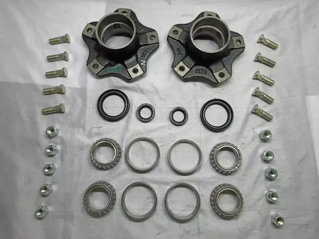 COMPLETE FRONT AXLE HUB KIT / BOTH SIDES (OEM) - SAMURAI 85'-95'