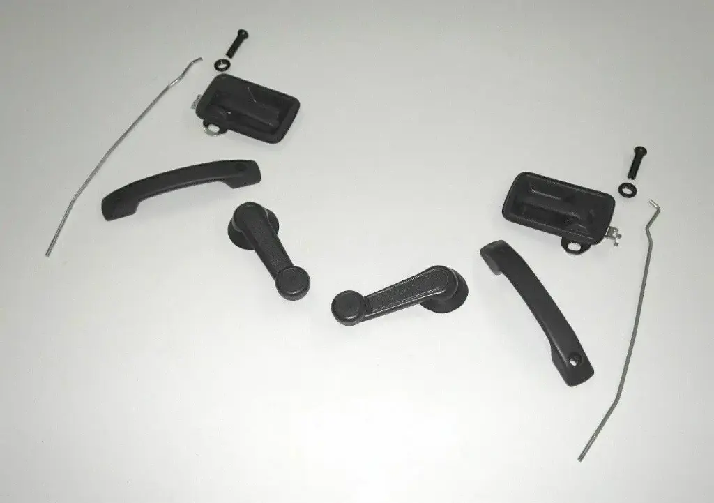 DOOR HANDLES CASES PULLS CRANKS GRAY (OEM) SAMURAI 86-93