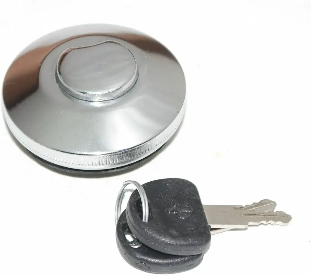 Suzuki SJ410 413 LJ Chrome Fuel Tank Cap + Lock Samurai Sierra Drover Gypsy